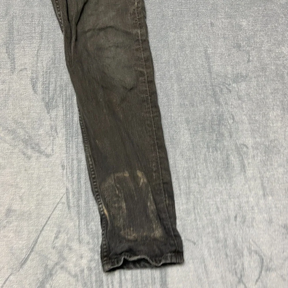 Levi's Jeans Mens 30x30 Black Denim Slim Fit Skinny Leg Streetwear Dark Wash